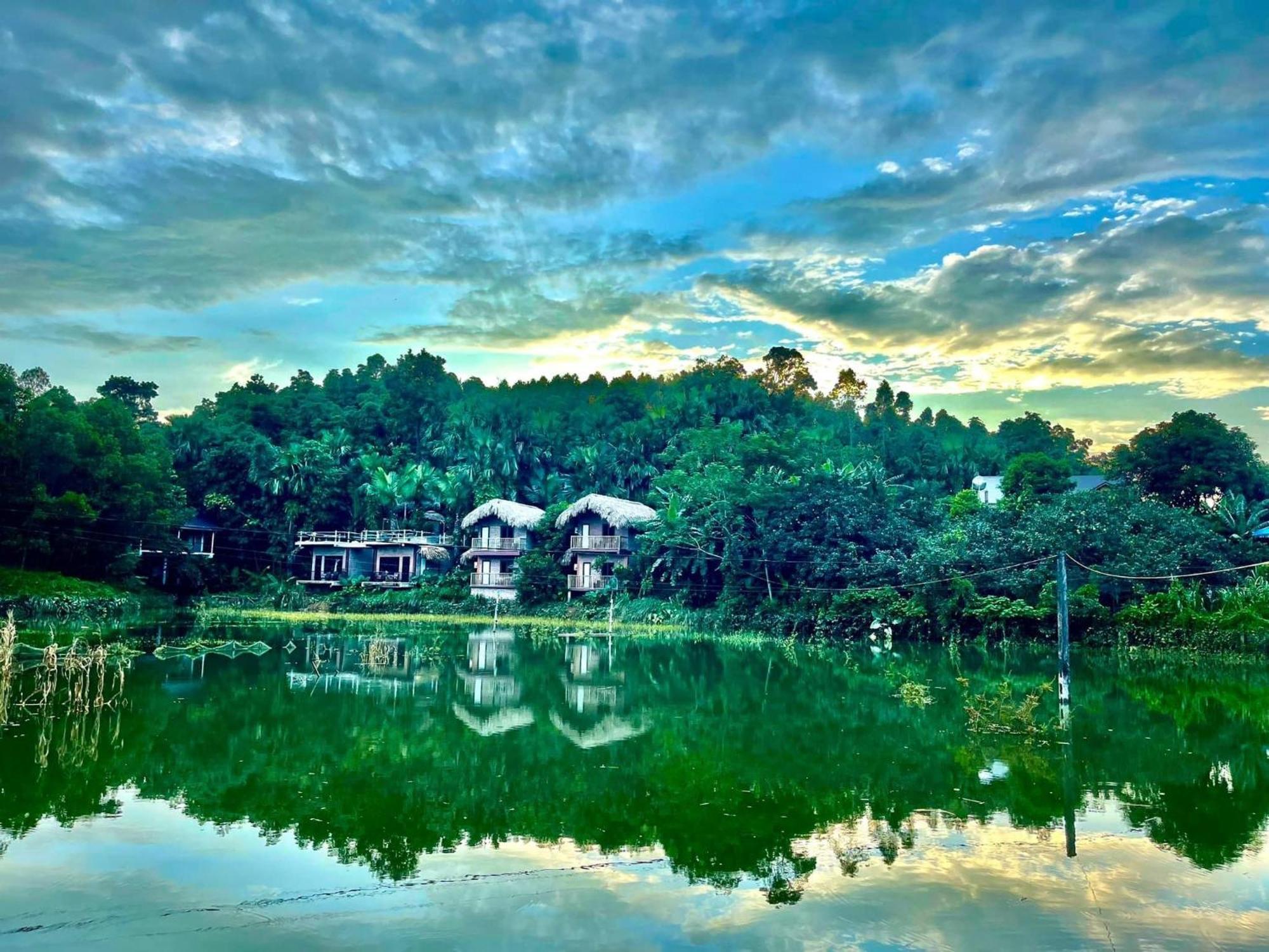 Vu Linh Palm House Homestay - Bungalow Yen Bai Zewnętrze zdjęcie