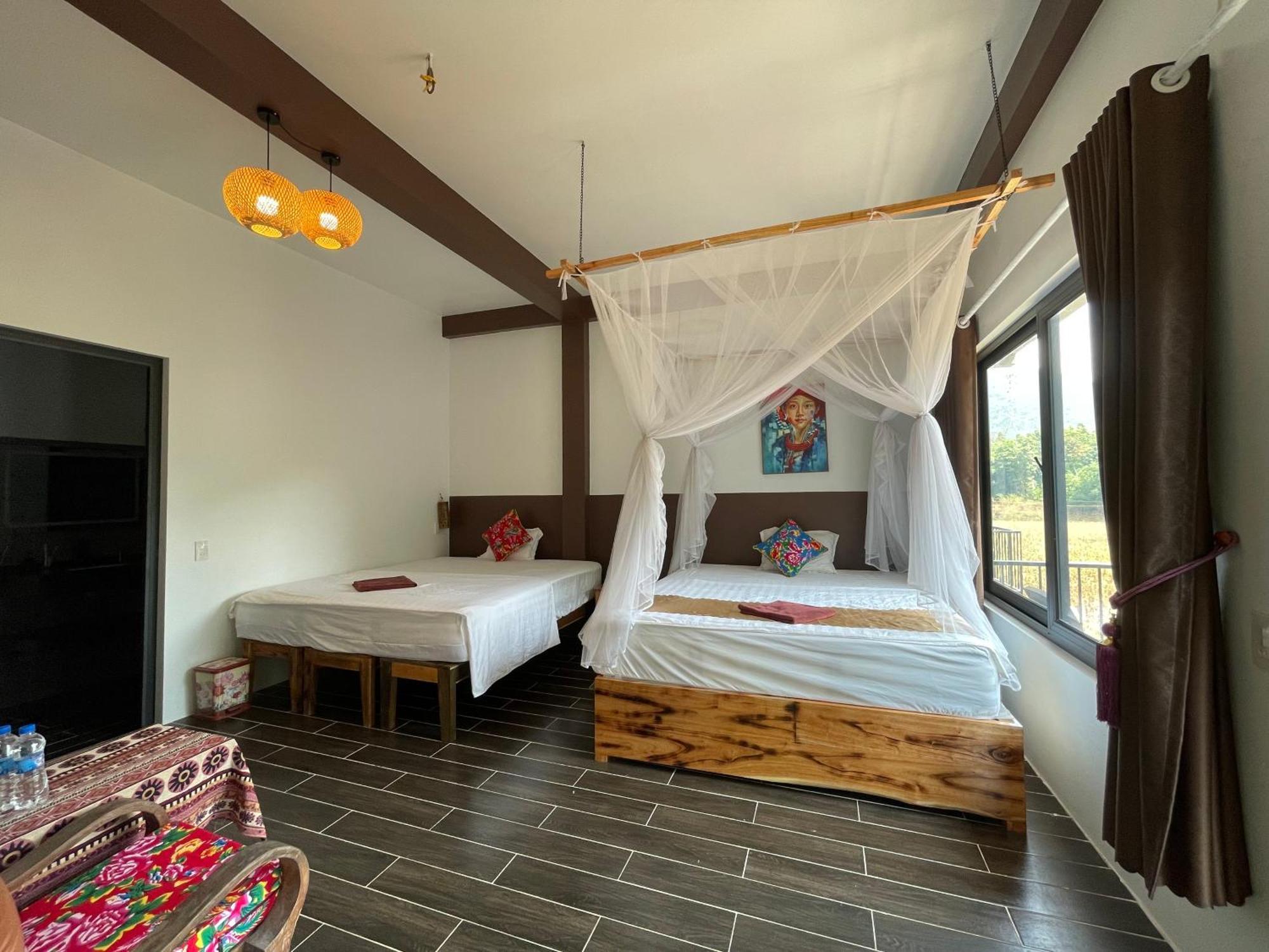Vu Linh Palm House Homestay - Bungalow Yen Bai Zewnętrze zdjęcie
